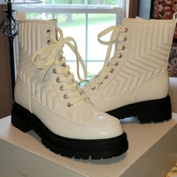Marc Fisher Pierce Textured Lugsole Boots - Picture 8 of 8